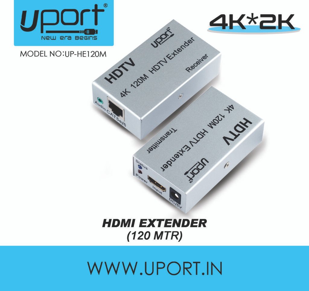 Hdmi Extender 120mtr Uport hdmi-extender-120mtr-uport